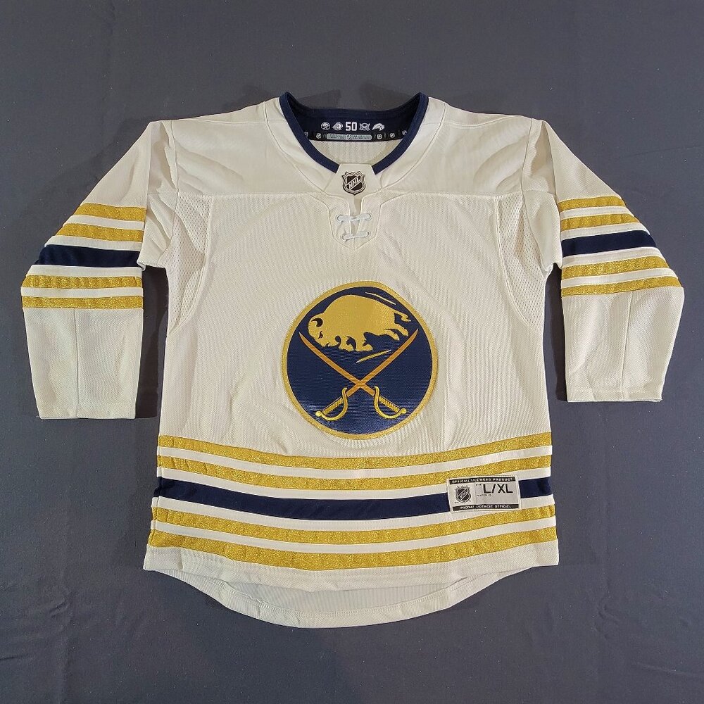NHL Buffalo Sabres Youth L / XL (Actual 42" Chest) Hockey Jersey